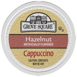 Grove Square Cappuccino, Hazelnut, 24 Single Serve Cups