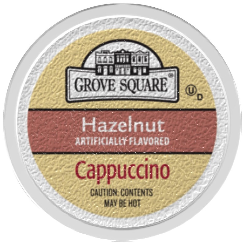 Grove Square Cappuccino, Hazelnut, 24 Single Serve Cups