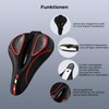 YOUNGDO Bicycle Saddle Cover, Ergonomic Gel Saddle Cover, Bicycle Saddle