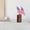 Mikinona USA Flags Wood Sticks 40 Small American Flags Perfect
