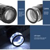 8LED 10X Magnifier Loupe with Scale High Definition Adjustable Magnifying