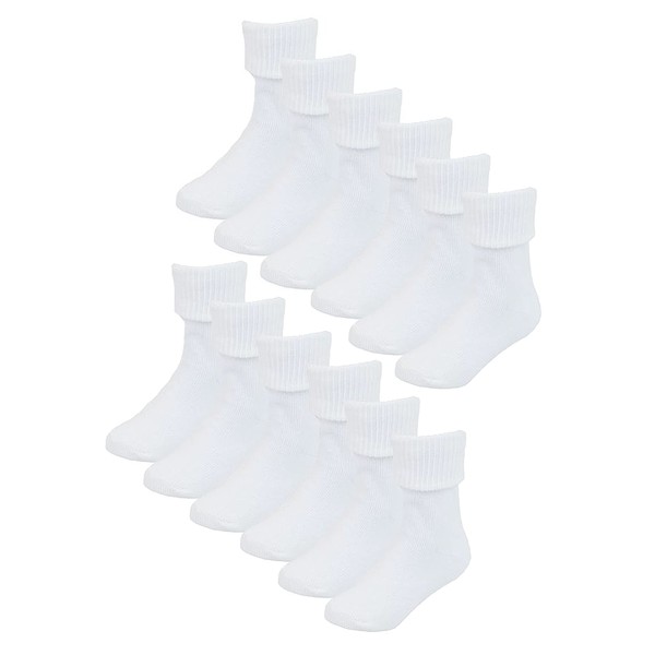 Sock Snob Baby Cotton Turn Over Top Socks | 6