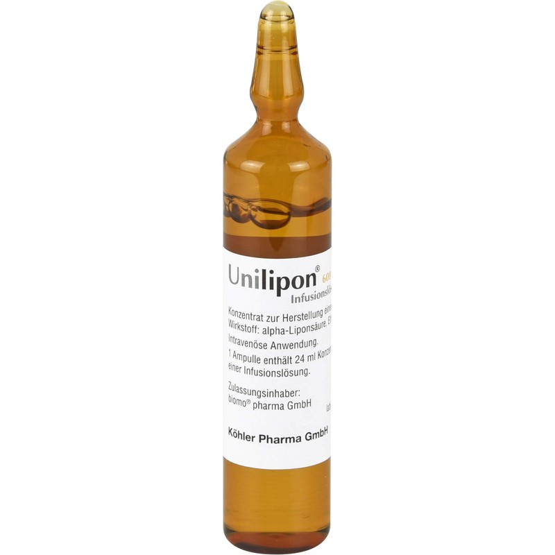 Unilipon 600 Infusion Solution Concentrate 1 x Pack of 10
