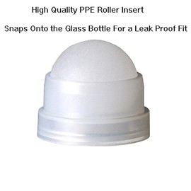 Glass Roll on Bottle* Empty *Refillable* 30 ml.* Essential Oils* Aromatherapy, Perfume and Cologne, Scientific, Craft* Multi Colors* Plastic Roller* Pipettes Included … (48 Bottles, Clear)