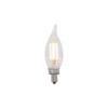 B&P Lamp® E12 Candelabra Base CA10 Shaped Clear LED Bulb,