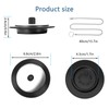 2 Pcs Universal Sink Plug, Bathtub Plug & Bath Plug