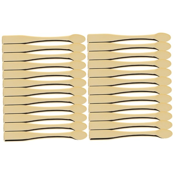 Baluue 24pcs Makeup Spatula Tool Compact Face Spatula for Creams