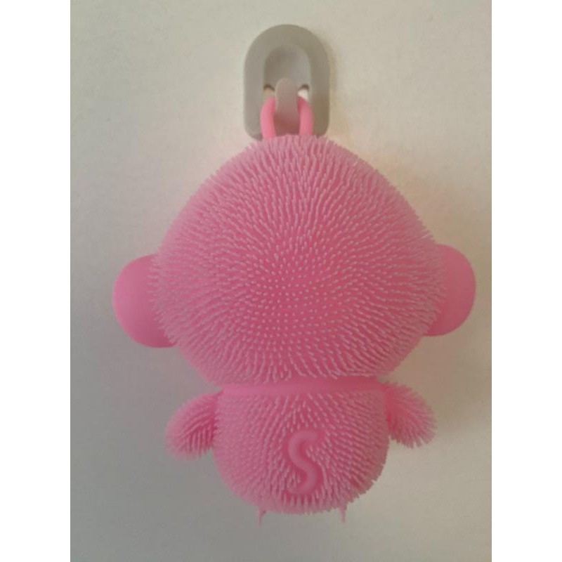 SUPER ANTI-STRESS,GLOWING FOUR-COLOR PLAYFUL MONKEY - Color: PINK