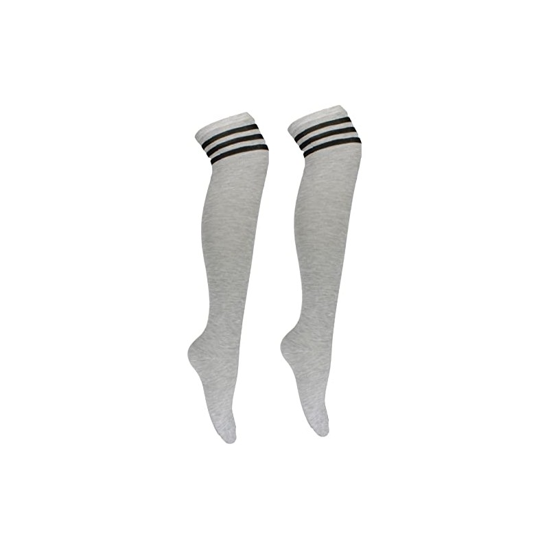 Knee Thigh High Sock Cheerleader Pub Golf Fancy Dress Stripe