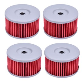 4 PCS 137 oil filter 16510-37440 for Suzuki DR650 DS650 LS650 XF650 DR650S DR650 SE DR650 RSE DR800 DR500 SP500 DR600 S40 Boulevard 652 650 HF137 KN-137