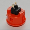 6 pc Set of Orange Sanwa Push Buttons OBSF-30-O