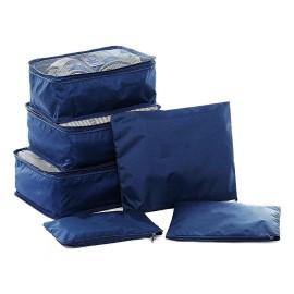 Lecute 6 Bolsas Organizador Ropa Maleta Viaje Multiusos Impermeable