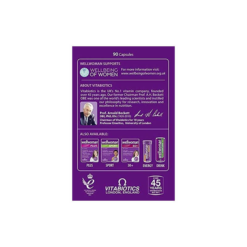 Vitabiotics Wellwoman Wellwoman 90 Tablets