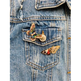 Butterfly Brooch Animal Brooch K19, Metal