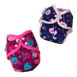 2 Pack Pañal De Natación Unitalla Reutilizable Para Bebé