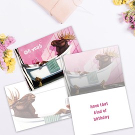 Tree-Free Greetings - Birthday Card - Artful Designs - 1 Card + Matching Envelope - Made in USA - 100% Recycled Paper - 5 x 7 - Relaxing Birthday (VO69653)