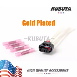 Cahuczlhoz L5P Fuel Rail Pressure Sensor Pigtail 4Pin UPGRADE for 17-24 Chevy GM