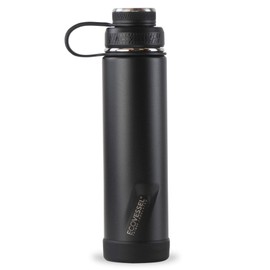 EcoVessel Boulder Triple Insulated Water Bottle for Hot and Cold Drinks, Stainless Steel Thermos w/Wide Mouth Vacuum Strainer