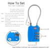 CFMOUR TSA Locks - 1, 2, 3, 4, 5, 6