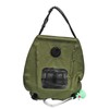 Green 20L Solar Heating Shower Bag Foldable PVC Folding Camping