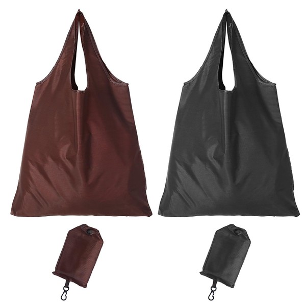 ZBHDEYG 2 Piece Shopping Bag, Foldable Shopping Bag, Simple Shopping