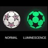 Reflective Football PU Glowing Sports Soccer Ball with Pump for