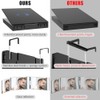 OLIBUY Espejo de 3 Vías para Cortar el Cabello Espejo