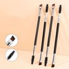 2 Eyebrow Brushes and Screw Brushes Double Ended Combination, 2