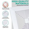 Flowild 2 Pcs 9x9 Bathroom Exhaust Fan Cover with Springs,