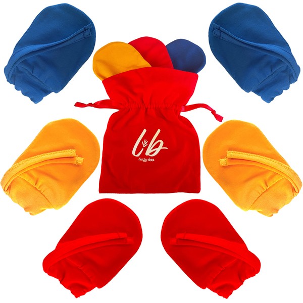 Bamboo Mittens for Eczema (0-6 Months)
