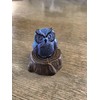 文鎮/ペーパーウェイト ふくろう 切り株 【伝統工芸品南部鉄器】