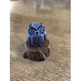 文鎮/ペーパーウェイト ふくろう 切り株 【伝統工芸品南部鉄器】