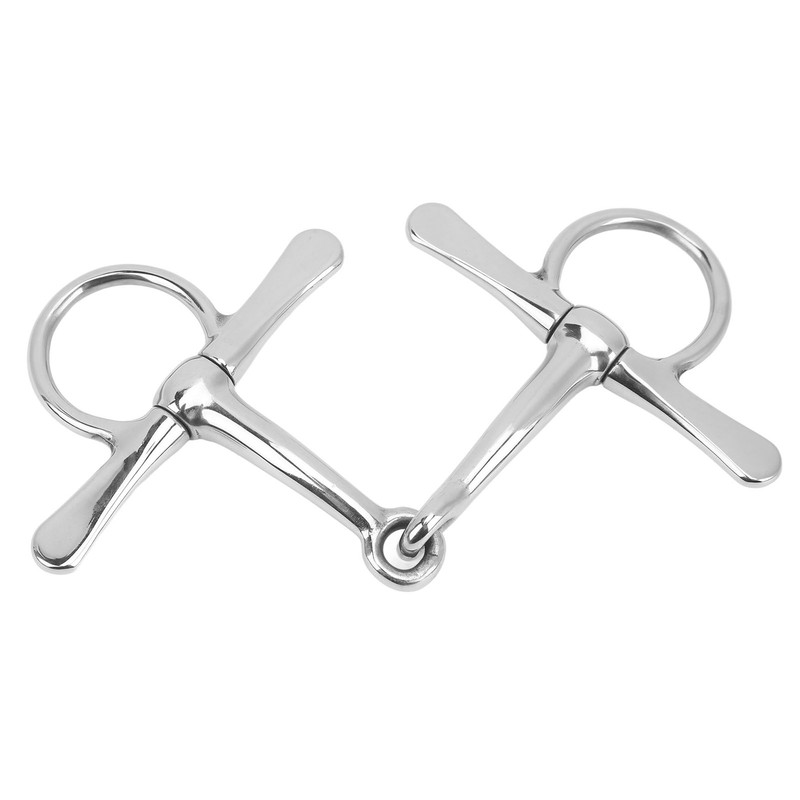 Full Cheek Horse Snaffle Stainless Steel Horse Mouth Bit Garden