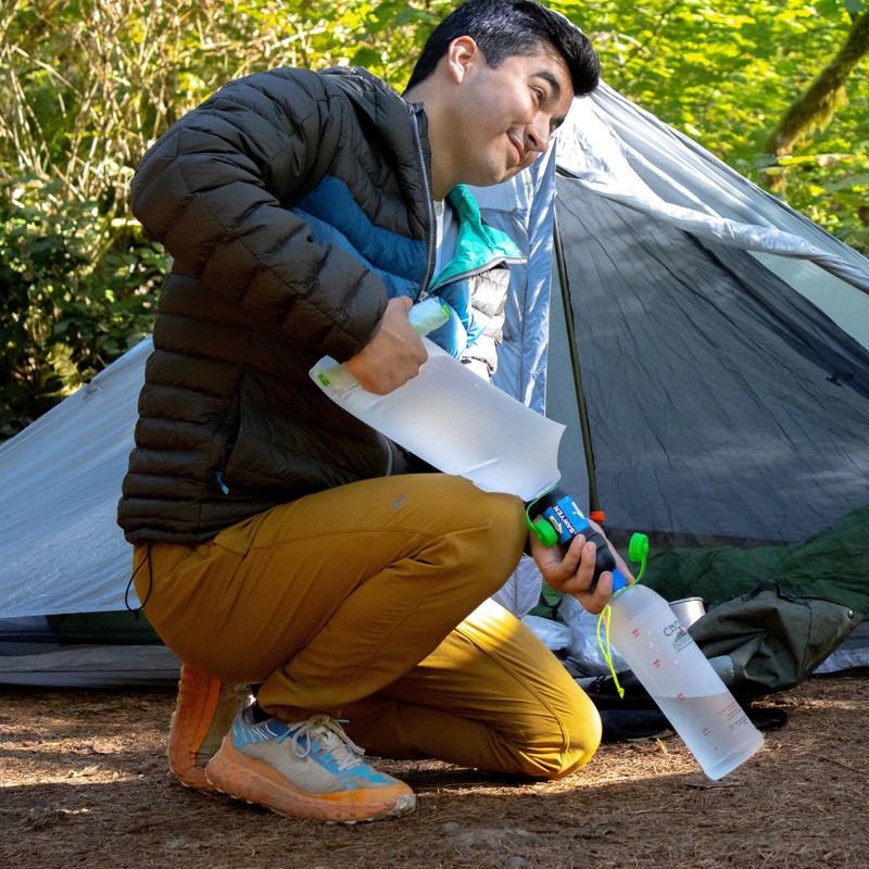 Cnoc Outdoors VectoX 2L Durable Water Container, 28mm Thread, Green