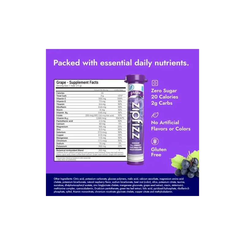 Zipfizz Energía Saludable Mezcla De La Bebida (15 Pack)