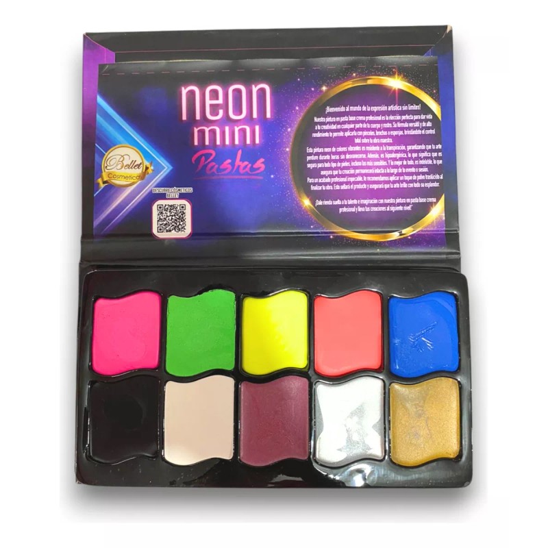 Bellet Pinta Caritas Neón Profesional Indeleble 10 Tonos