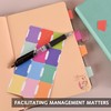 6 Sheets Book Tabs, Sticky Tabs Page Markers, Colorful Index