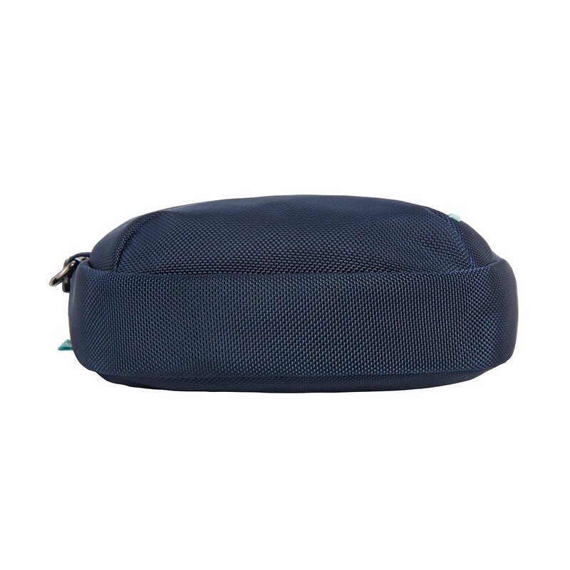 Travelon Greenlander - Correa compacta antirrobo sostenible, Azul Galaxia, 5"W