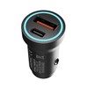YSONIC Autoladegerät - Universelles Duo-Schnellladegerät - USB C und A