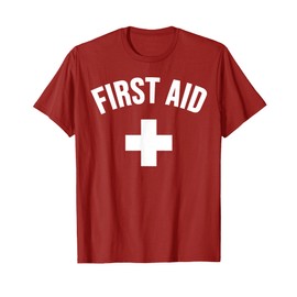 FIRST AID CROSS MEDIC EVENT STAFF UNIFORM EMERGENCY T-Shirt