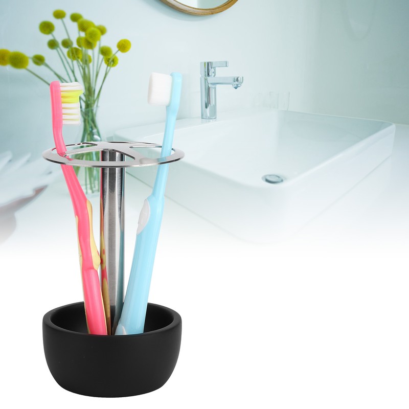 304 Stainless Steel Toothbrush Holder Punch Free Toothbrush Storage Rack