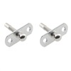 HJGarden 2pcs Automatic Spring Latch Door Bolt Lift Adjustment Fixed