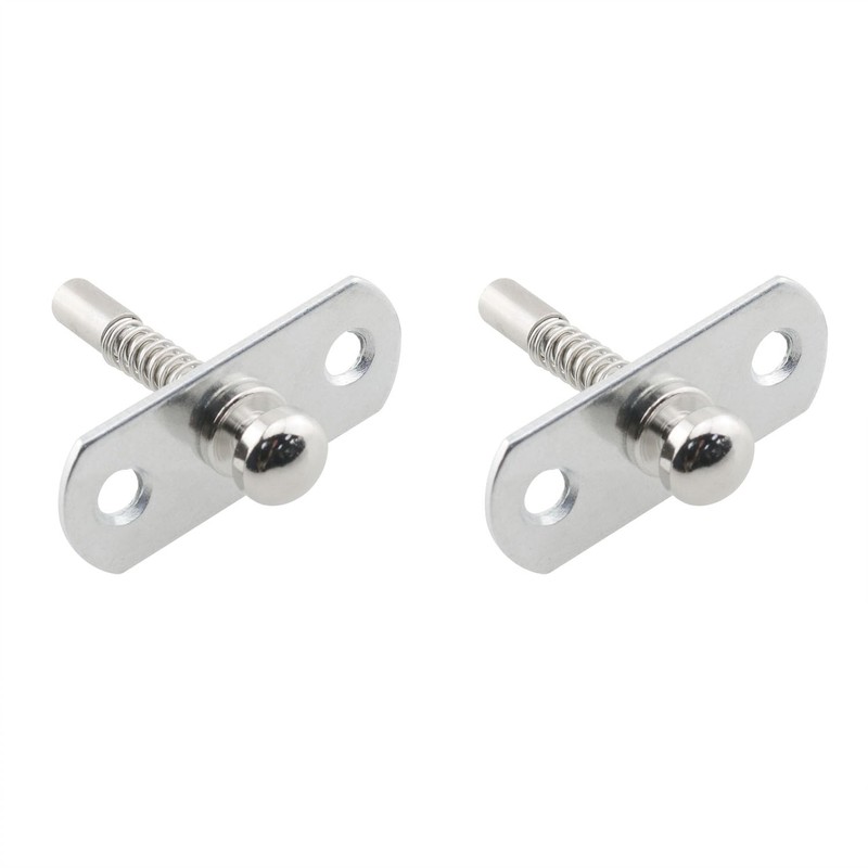 HJGarden 2pcs Automatic Spring Latch Door Bolt Lift Adjustment Fixed