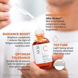 SVR C Ampoule Anti-Ox Serum Antioxidante Anti-Edad con Vitamina C, 30 ml