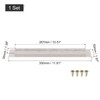 sourcing map 1Pcs Rectangle Ventilation Grille Aluminum Alloy Mesh Air