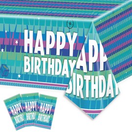 likuyve 2PCS Video Games Tablecloths, Birthday Party Decorations Video Games Themed Game Fan Tablecloths for Child's Party Supplies - 54x108IN