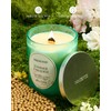 M&SENSE Summer Paradise Citrus Floral Scented Candles, Natural Soy Wooden
