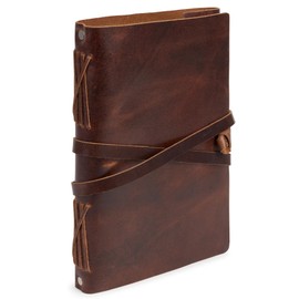 Vintage Leather Photo Album - Ideal for Travel Photos, Couple Adventures, Weddings, Communions - 60 Pages of Black Paper to Preserve Your Most Precious Memories.