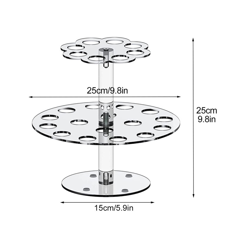 Acrylic Ice Cream Cone Bracket Popcorn Cone Display Rack