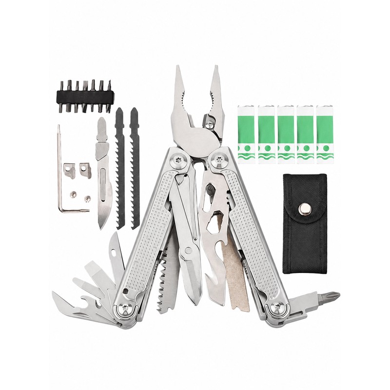 Folding Multitool Pliers for Camping – Stainless Steel Utility Tool